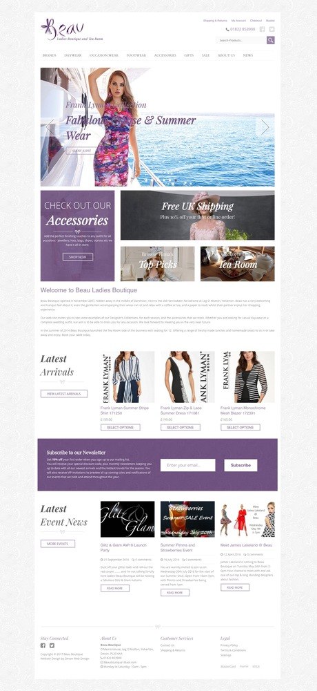 Beau Boutique full screenshot